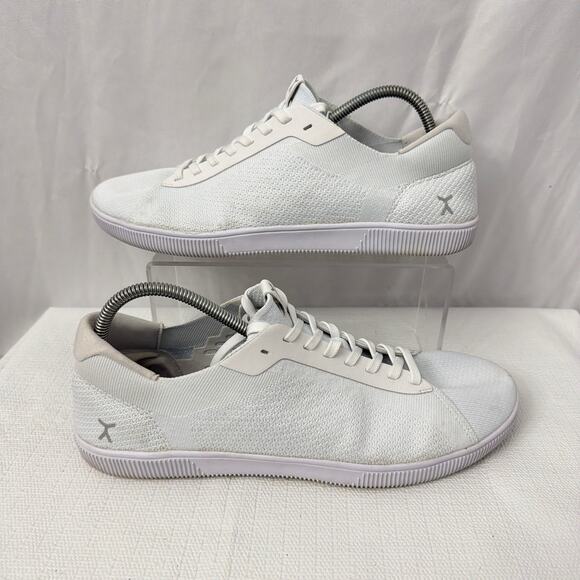 Flux Adapt Trainer Shoes Mens 12.5 White Knit Sneakers - Picture 8 of 11